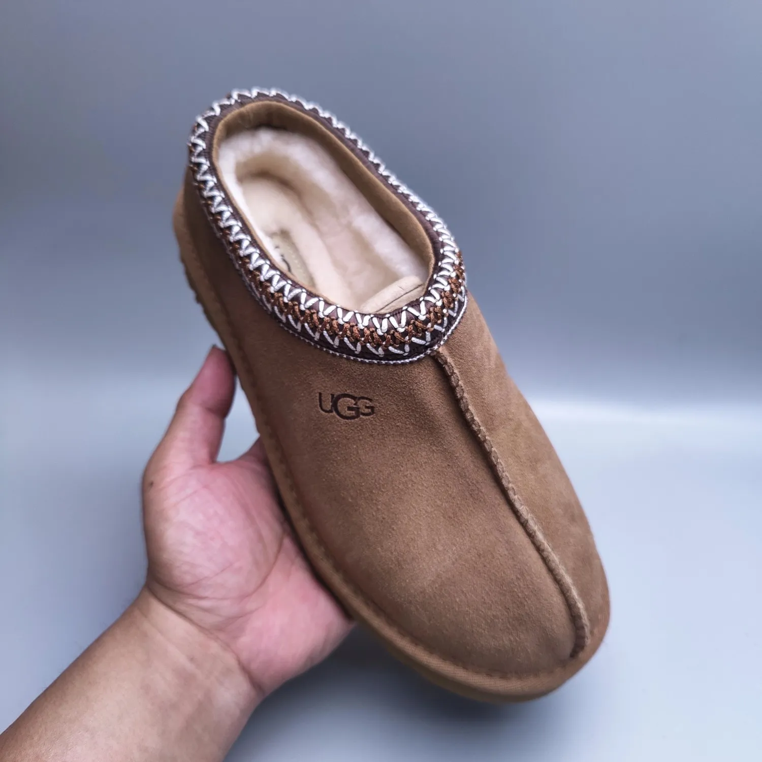 💰440 UGG sheepskin one-piece snow boots for women 5955 men's shoes 5950 one-legged home style for men and women Color: Maroon Black Sand Gray Chocolate Number: 35-45